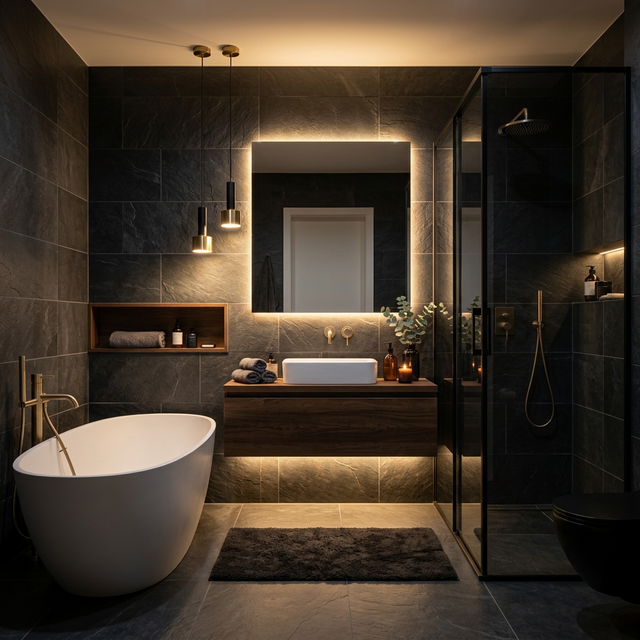 Bathroom renovation completed by CanaRoots in York Region